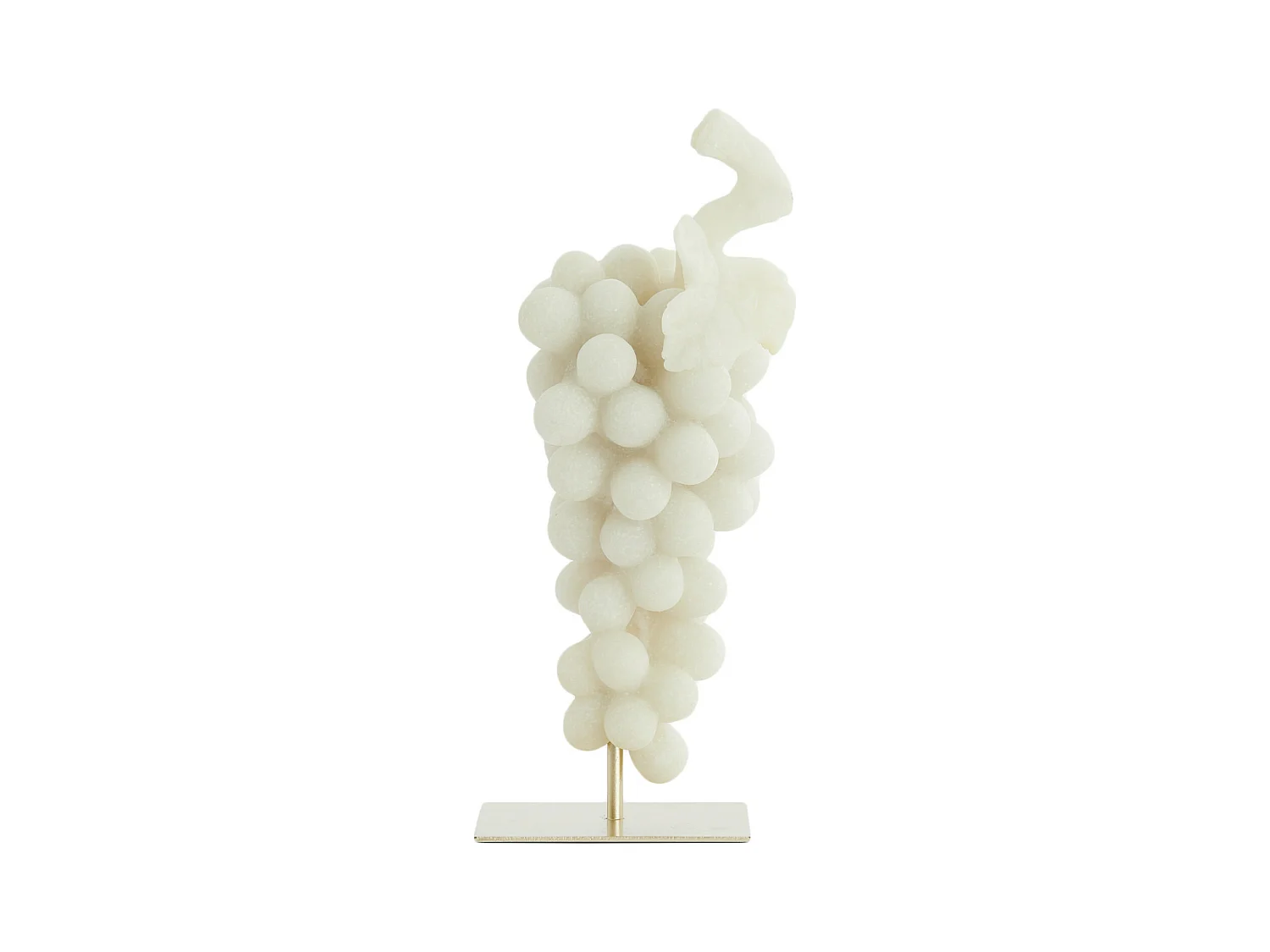 Ornement RAISIN - 15x13x35cm - Blanc