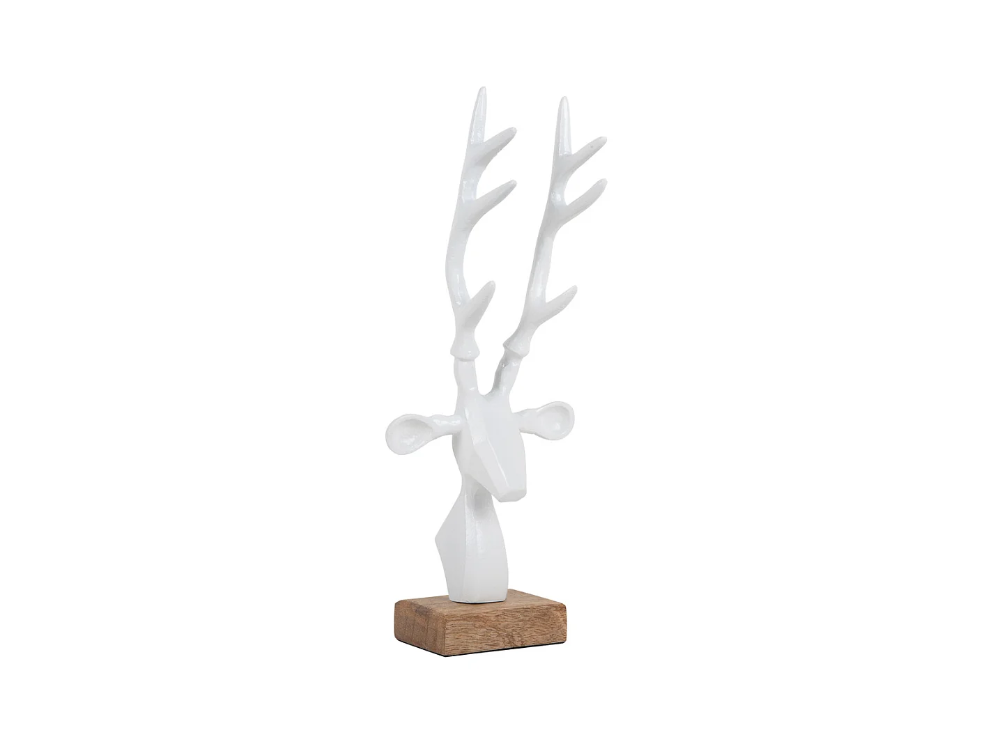 Image Tête de renne - Blanc