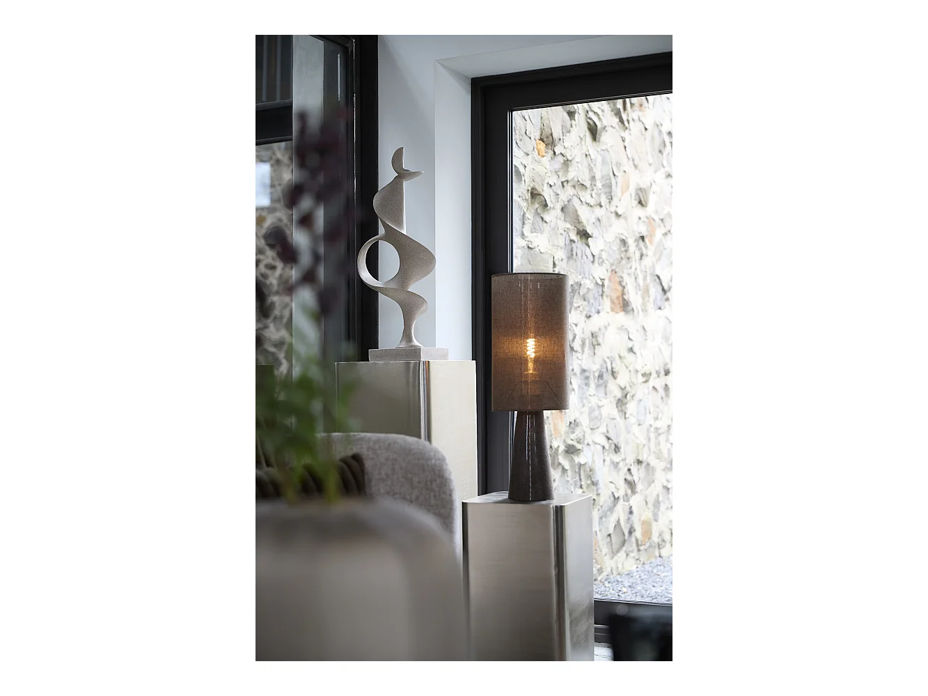 Ornement VUROT - 28x20x70cm - Marron