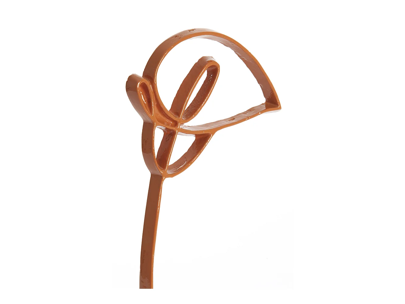 Ornement CALLA - 19x8x38cm - Orange