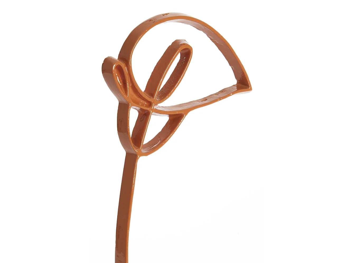 Ornement CALLA - 19x8x38cm - Orange