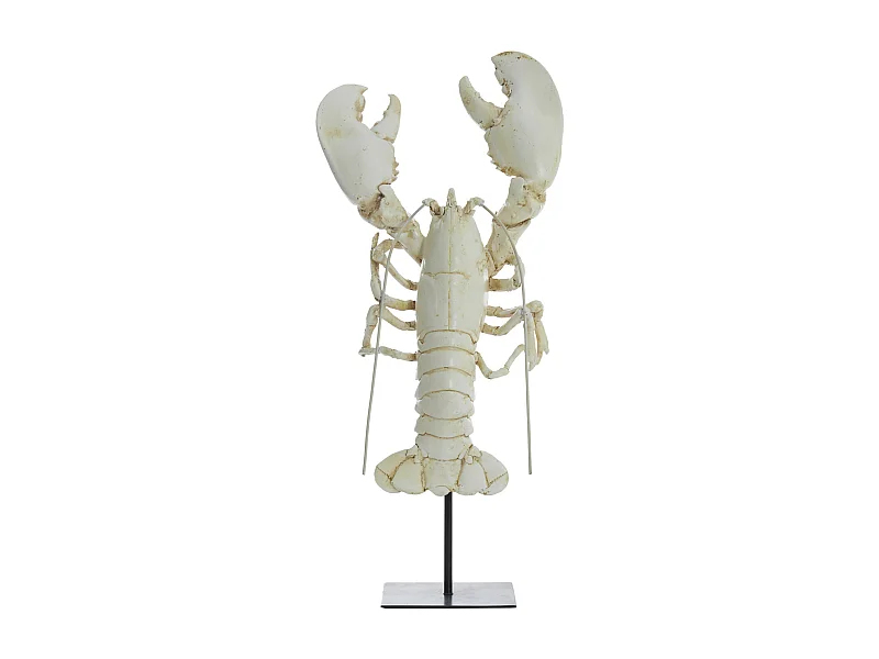 Ornament LOBSTER - 25x14x56.5cm - Wit