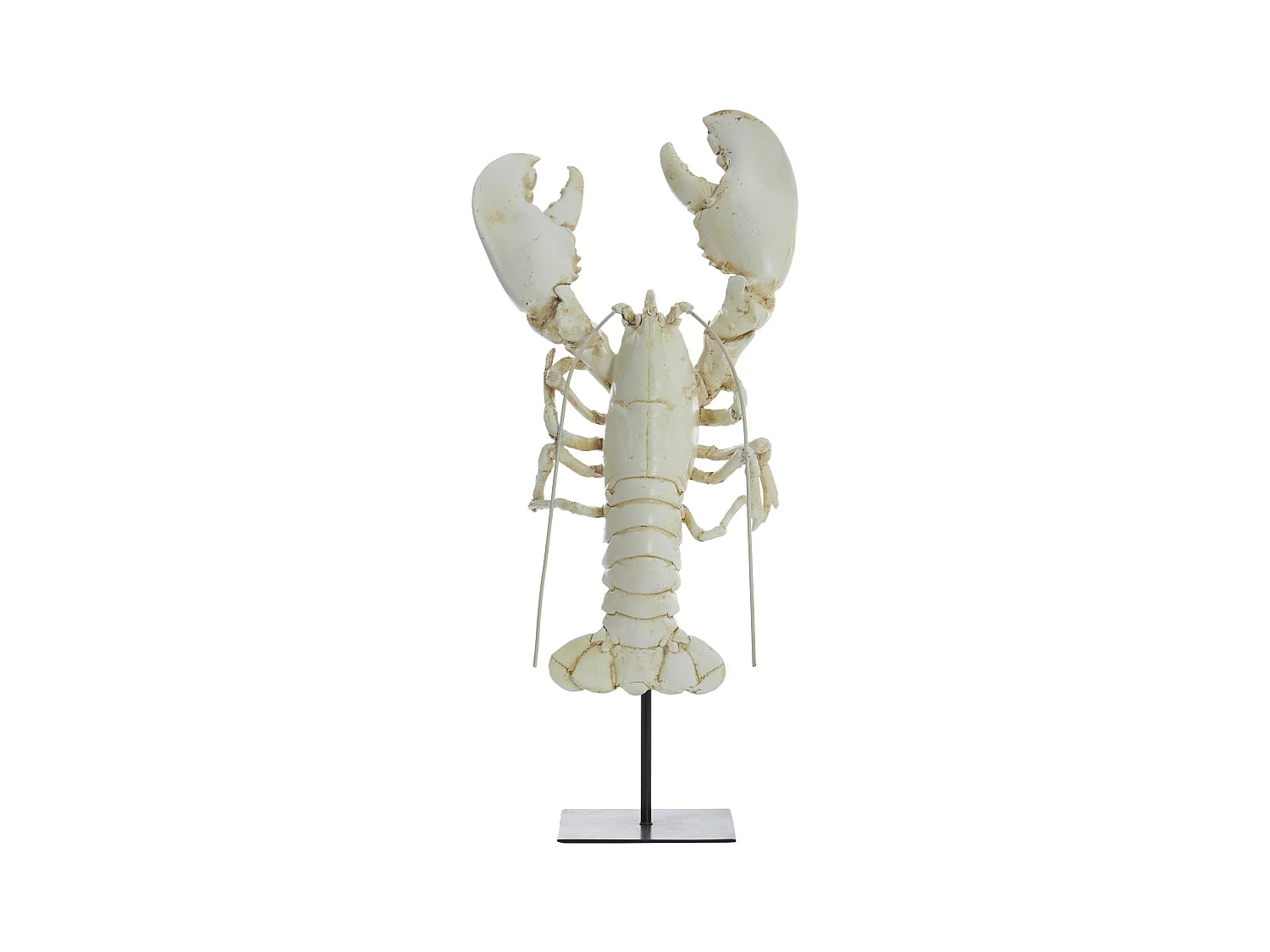 Ornement HOMARD - 25x14x56,5cm - Blanc