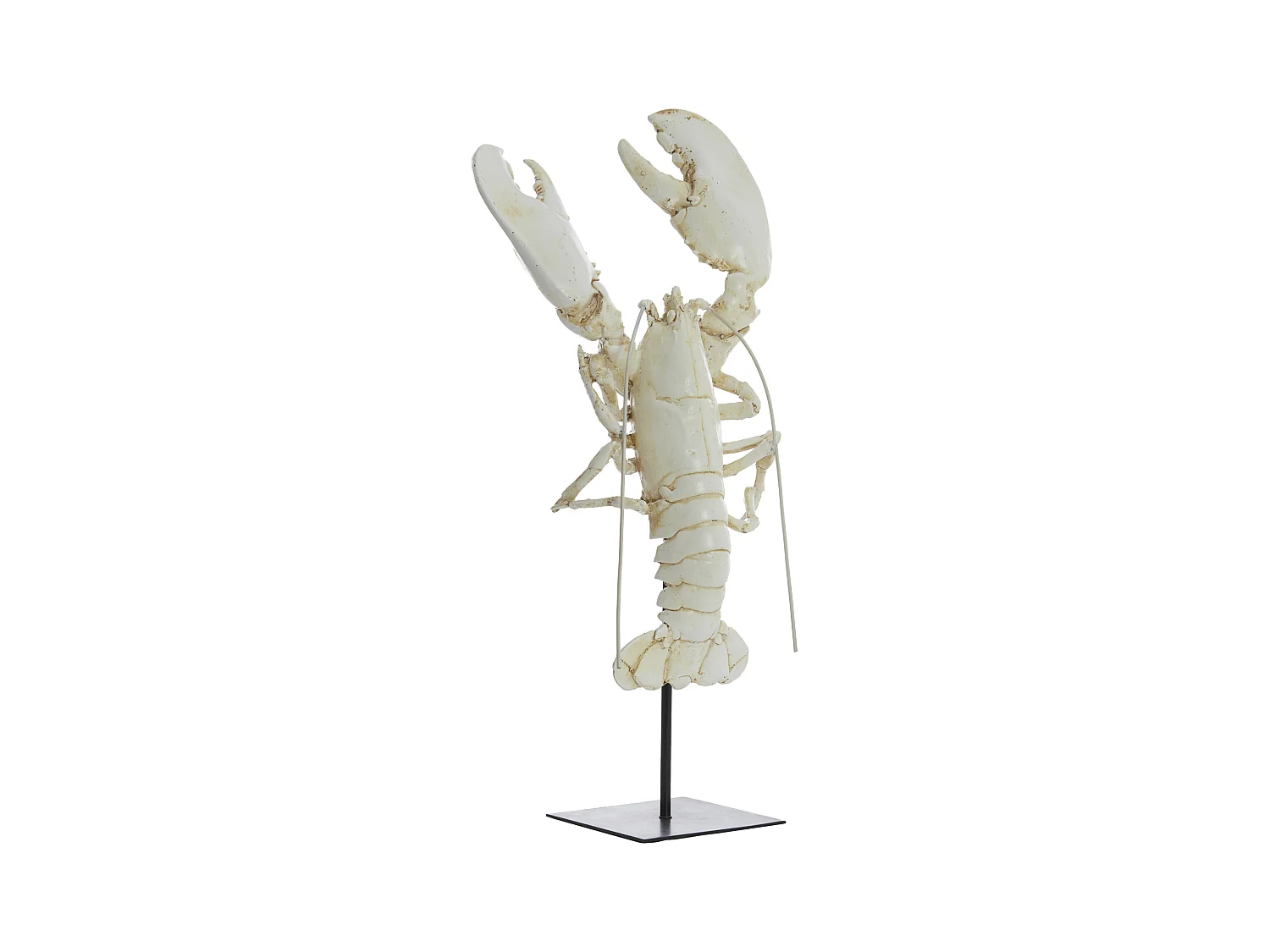 Ornement HOMARD - 25x14x56,5cm - Blanc