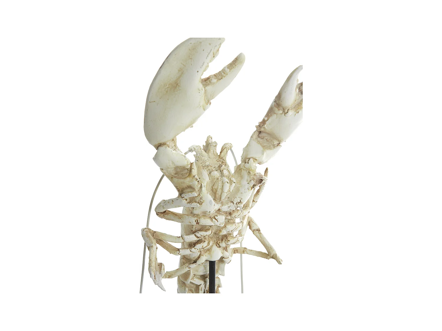 Ornement HOMARD - 25x14x56,5cm - Blanc