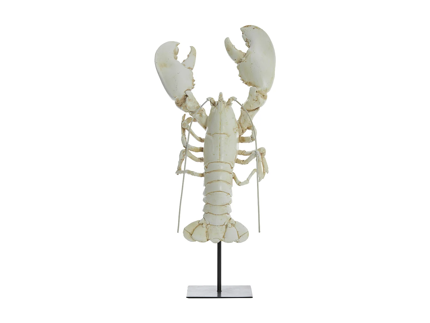 Ornement HOMARD - 25x14x56,5cm - Blanc