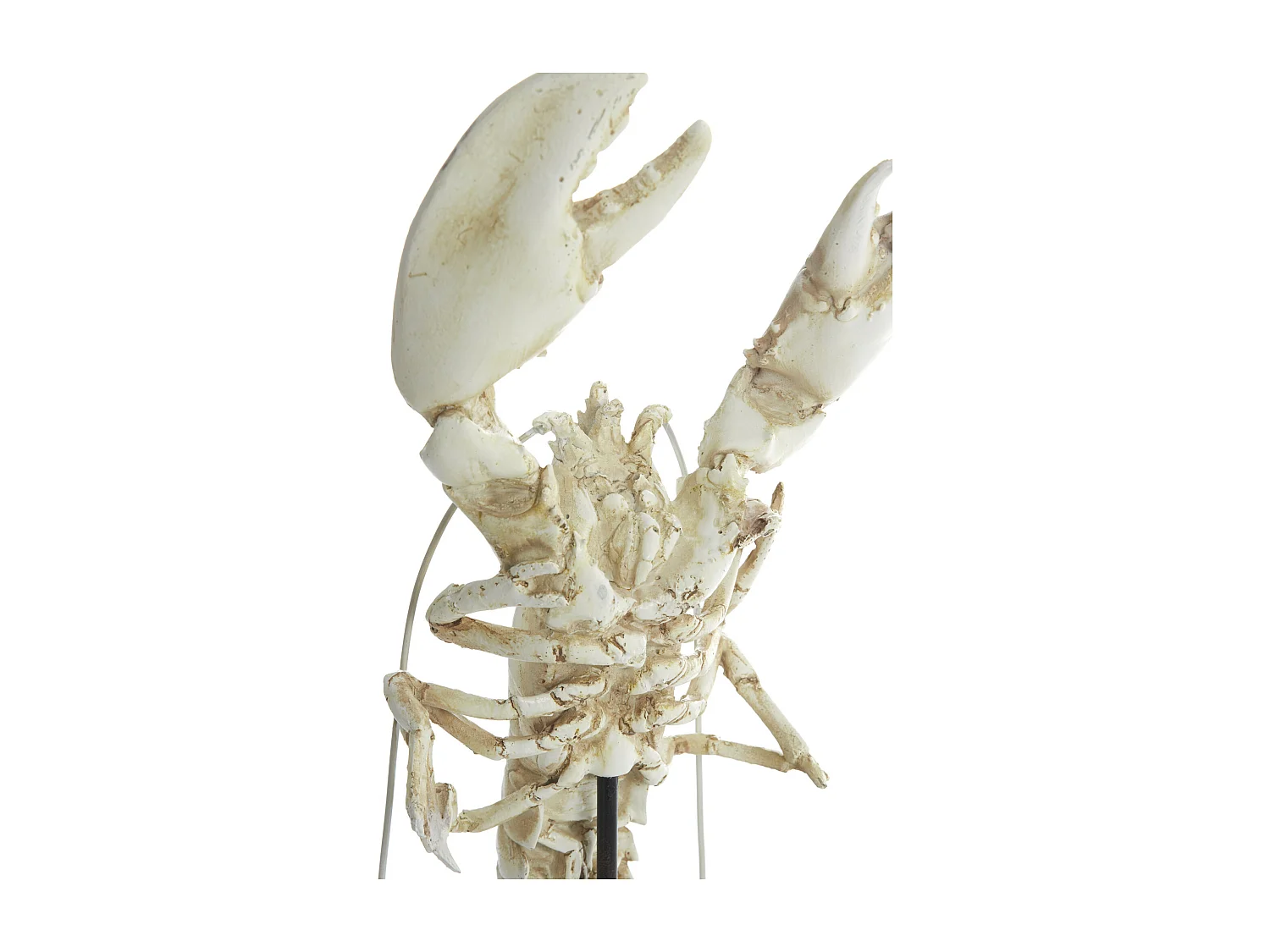 Ornement HOMARD - 25x14x56,5cm - Blanc