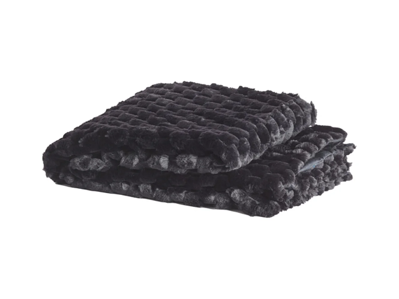 Plaid VIENNE - 170x130x0,5cm - Noir