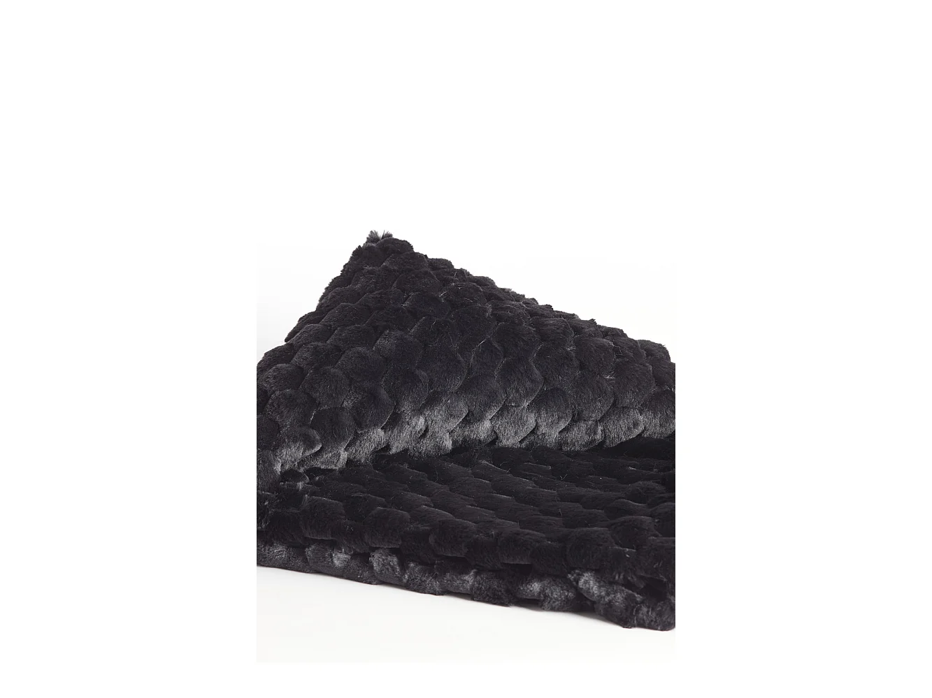 Plaid VIENNE - 170x130x0,5cm - Noir