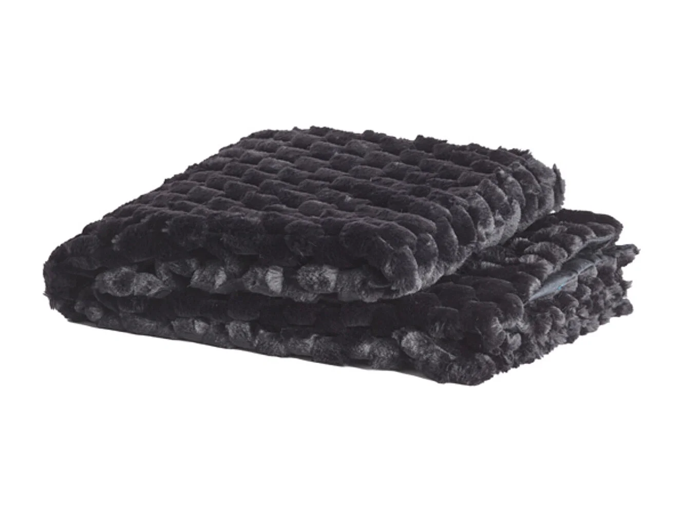 Plaid VIENNE - 170x130x0,5cm - Noir