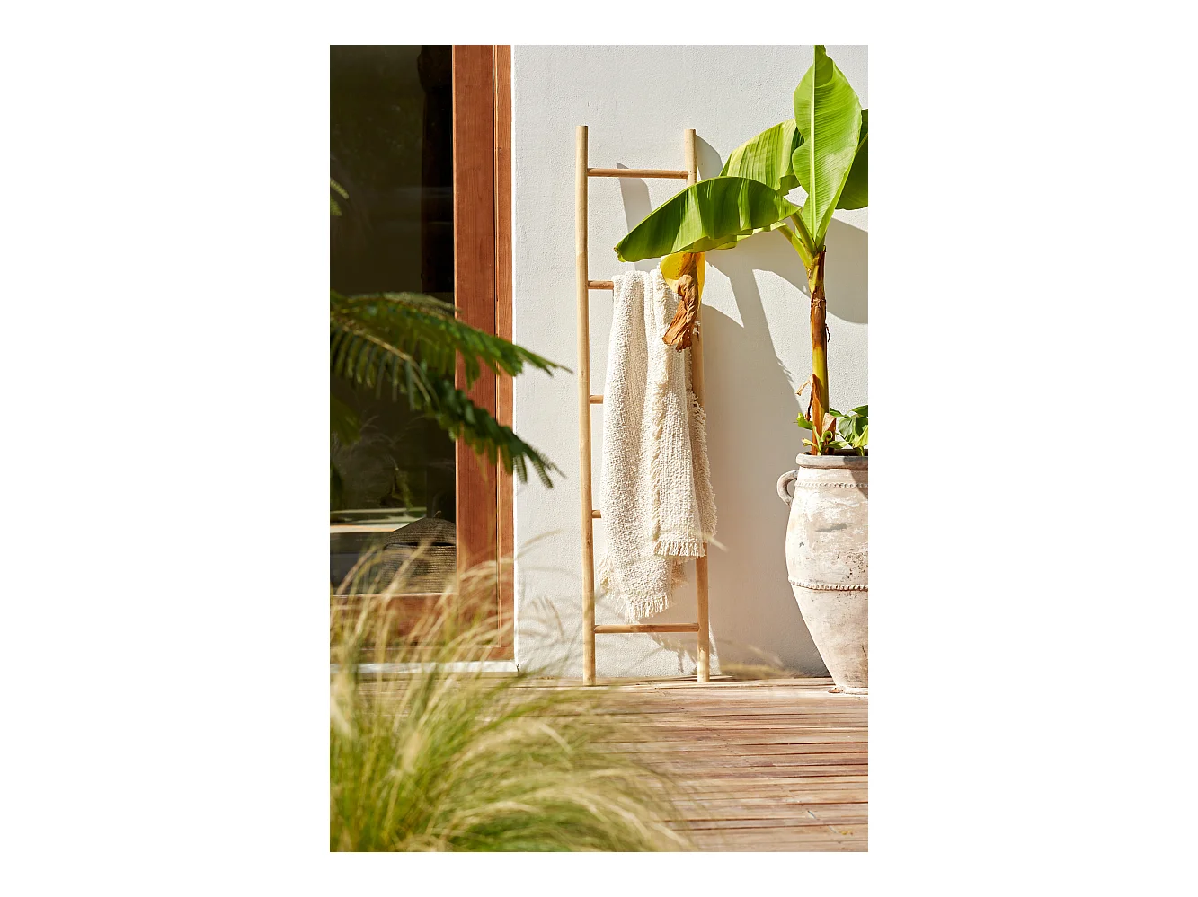 Plaid MIRASO - 170x130x0,5cm - Marron