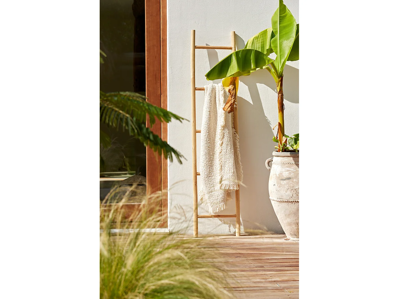 Plaid MIRASO - 170x130x0,5cm - Marron