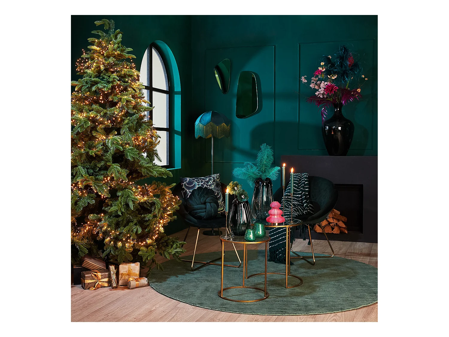 Plaid ALCOBA - 170x130x0,5cm - Vert