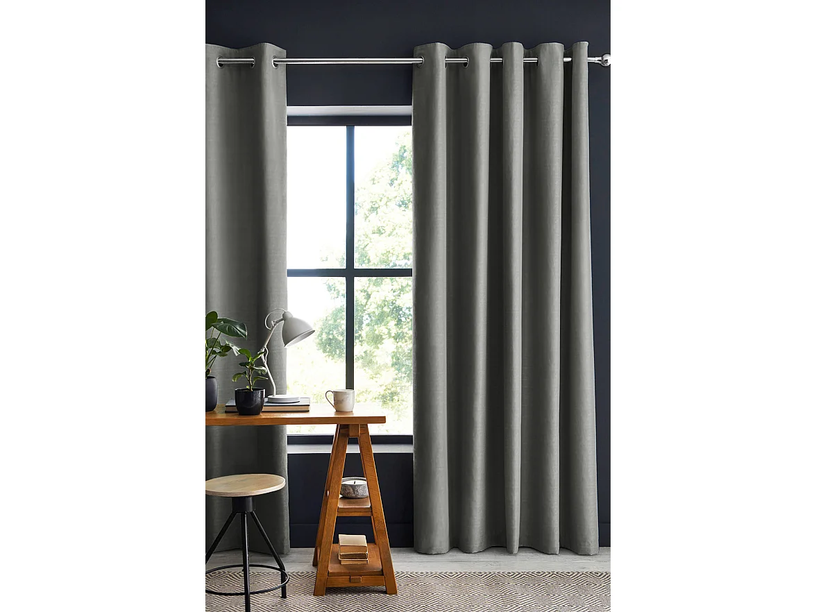 1 Rideau Occultant 140 x 260 cm Obscura Anthracite