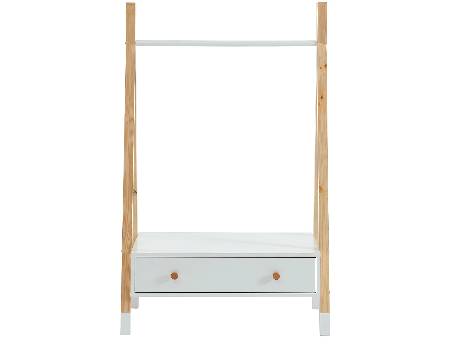 Portant TIPI  blanc  1 tiroir