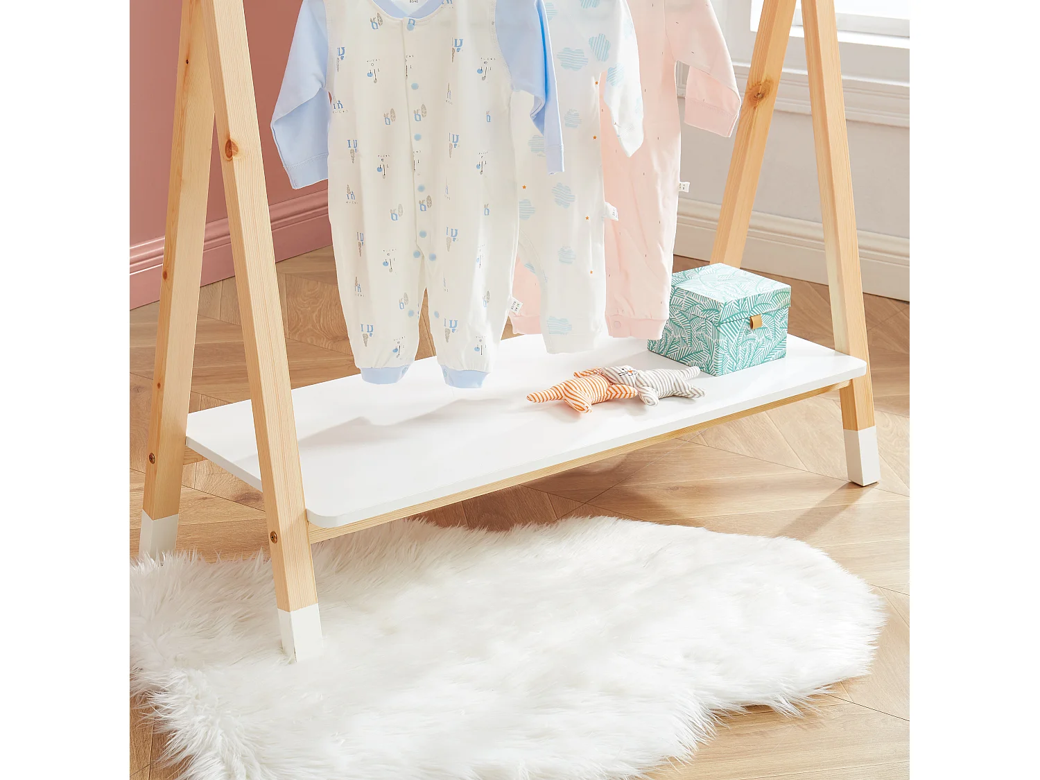 Portant TIPI  blanc  80cm