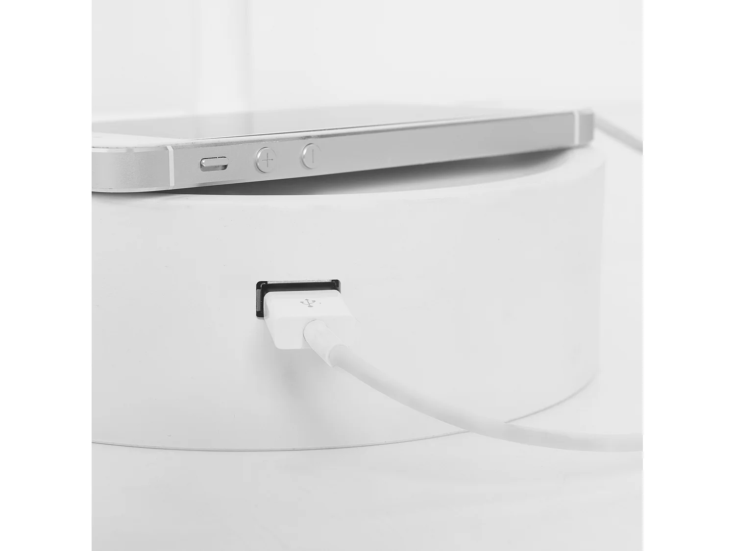 FORLIGHT Lampe De Table Ding Led 6.6 Blanc Chaud - 3000K On-Off Blanc 326Lm