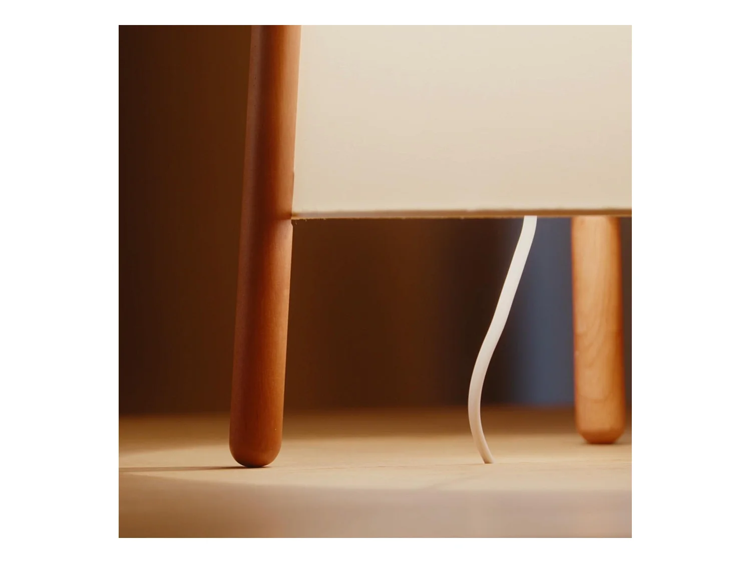 LEDS C4 Lampe De Table Woody E27 15W Blanc