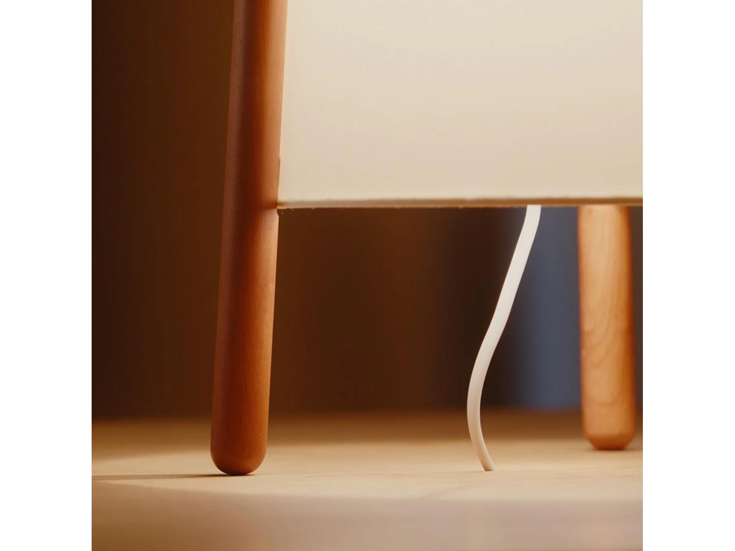 LEDS C4 Lampe De Table Woody E27 15W Blanc