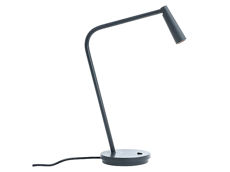 LEDS C4 Lampe De Table Gamma Led 2.2W Blanc Chaud - 2700K Gris Urbain 121Lm