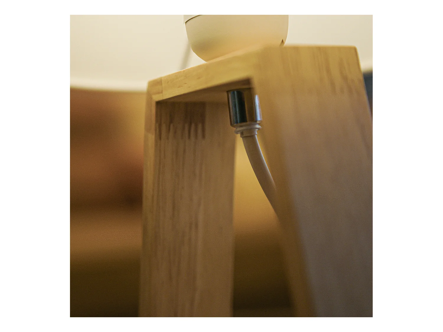 FORLIGHT Lampe De Table Nuts E27 15 Blanc