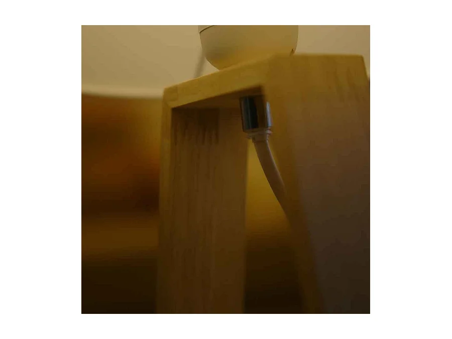 FORLIGHT Lampe De Table Nuts E27 15 Blanc