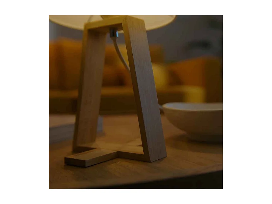 FORLIGHT Lampe De Table Nuts E27 15 Blanc