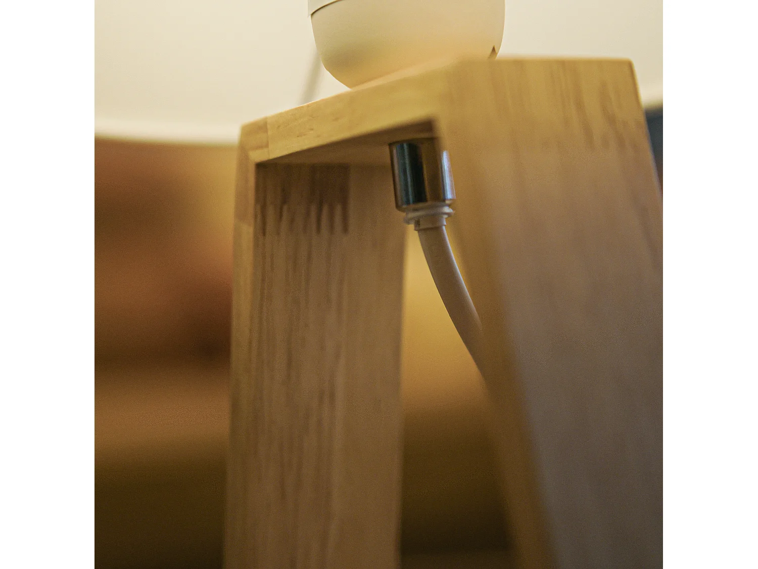 FORLIGHT Lampe De Table Nuts E27 15 Blanc