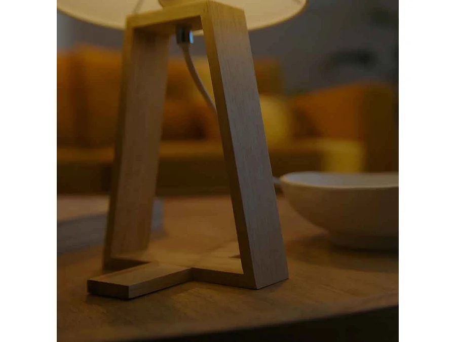 FORLIGHT Lampe De Table Nuts E27 15 Blanc