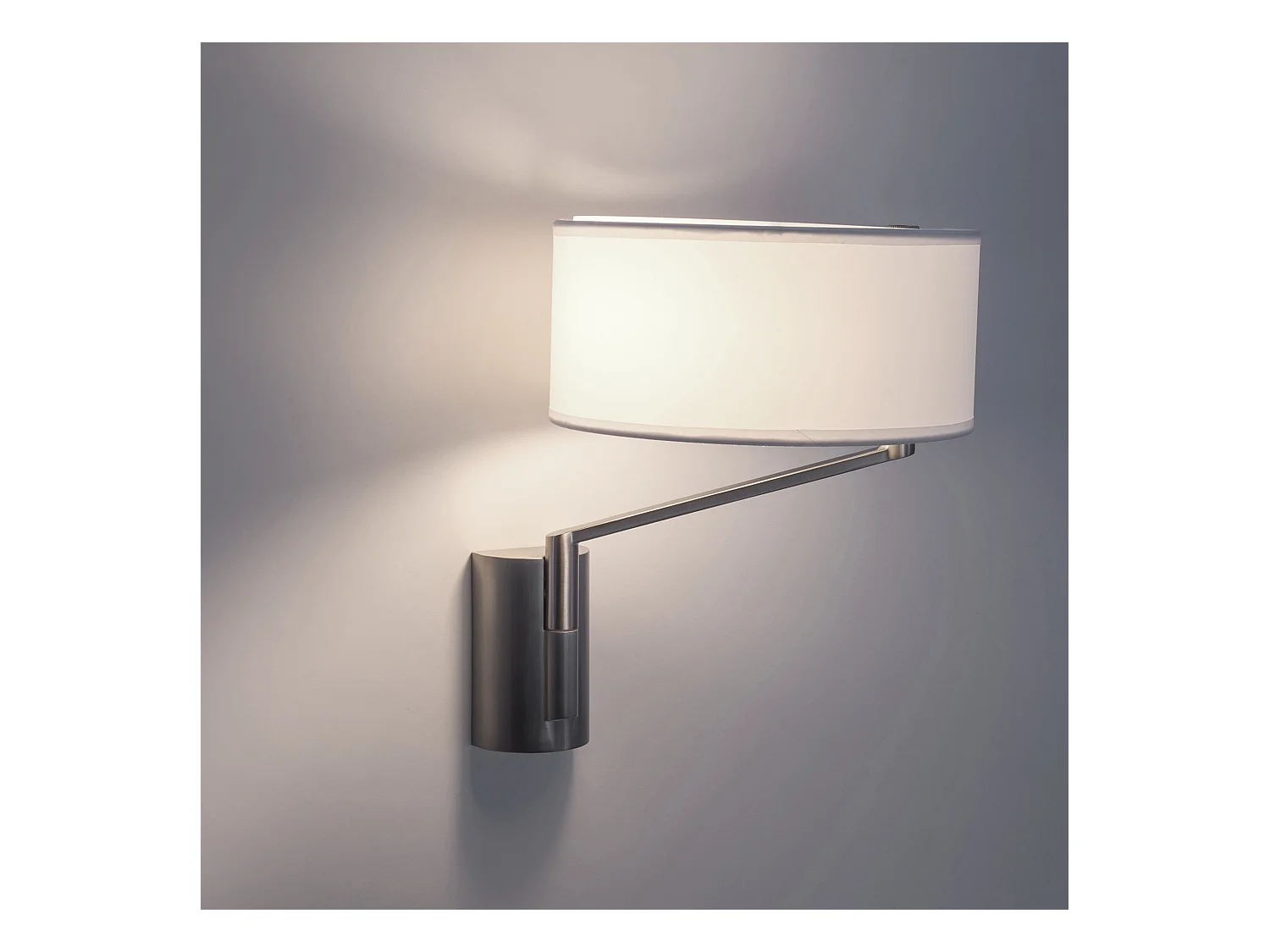 LEDS C4 Applique Twist E27 15W Nickel Satiné