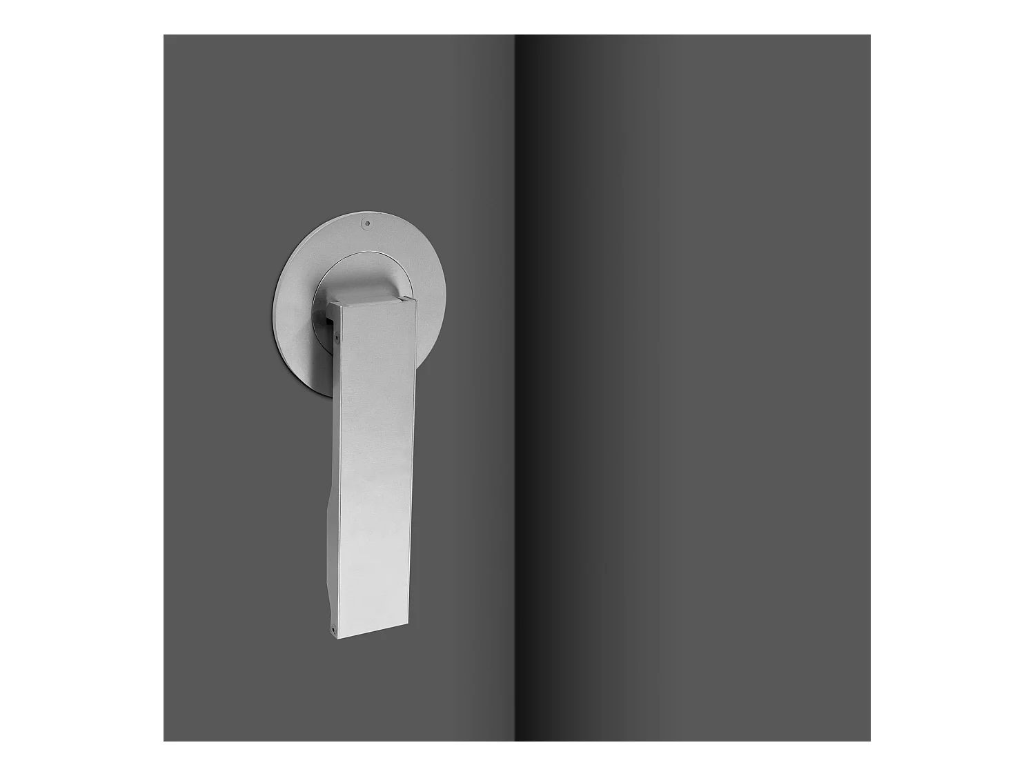 LEDS C4 Applique On-Off Led 3W Blanc Chaud - 3000K Gris 80Lm