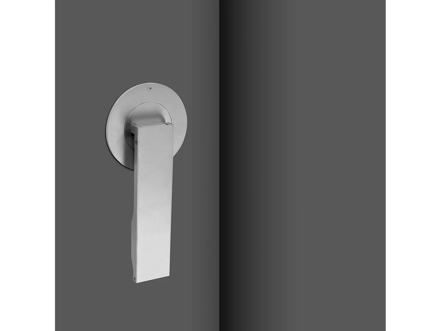 LEDS C4 Applique On-Off Led 3W Blanc Chaud - 3000K Gris 80Lm