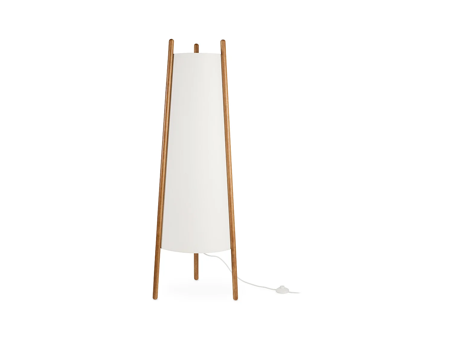 LEDS C4 Lampadaire Woody E27 15W Blanc