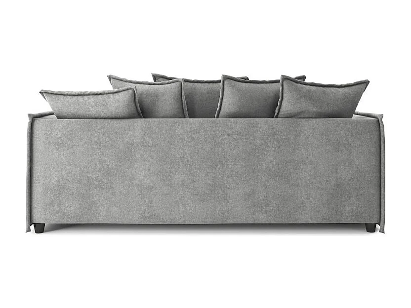 Canapé droit GAELLE Cacharel  tissu gris fixe