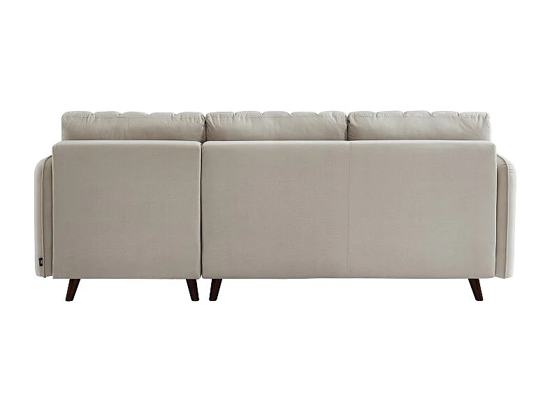 Canapé angle IDAHO tissu sable angle fixe