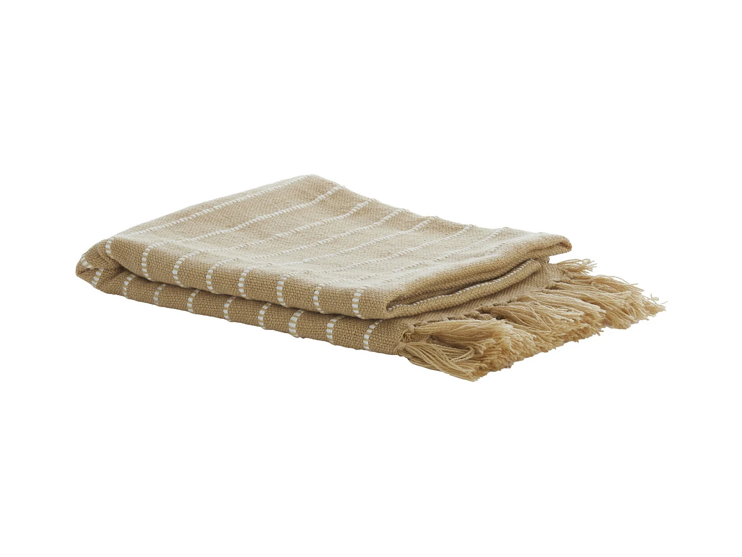 Plaid BATERNO - 170x130x0,5cm - Marron