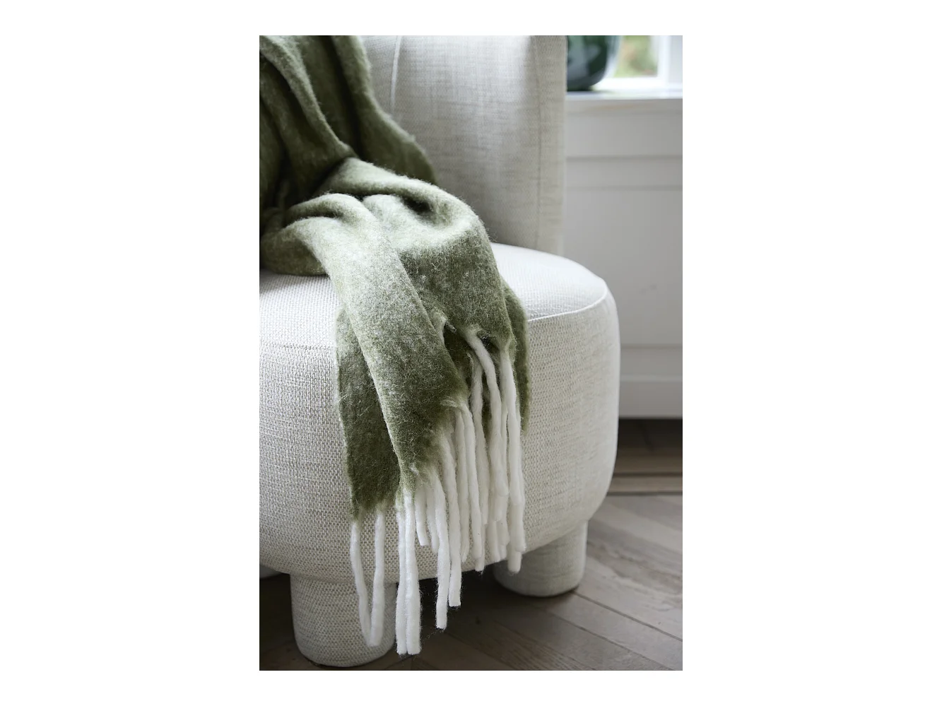 Plaid GUADA - 170x130x0,5cm - Vert