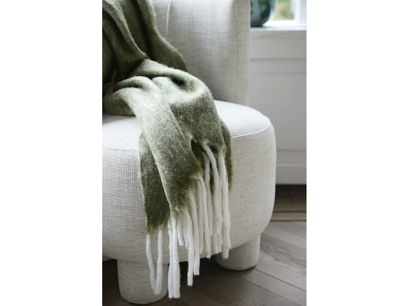 Plaid GUADA - 170x130x0,5cm - Grün