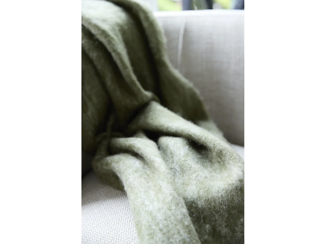 Plaid GUADA - 170x130x0,5cm - Grün