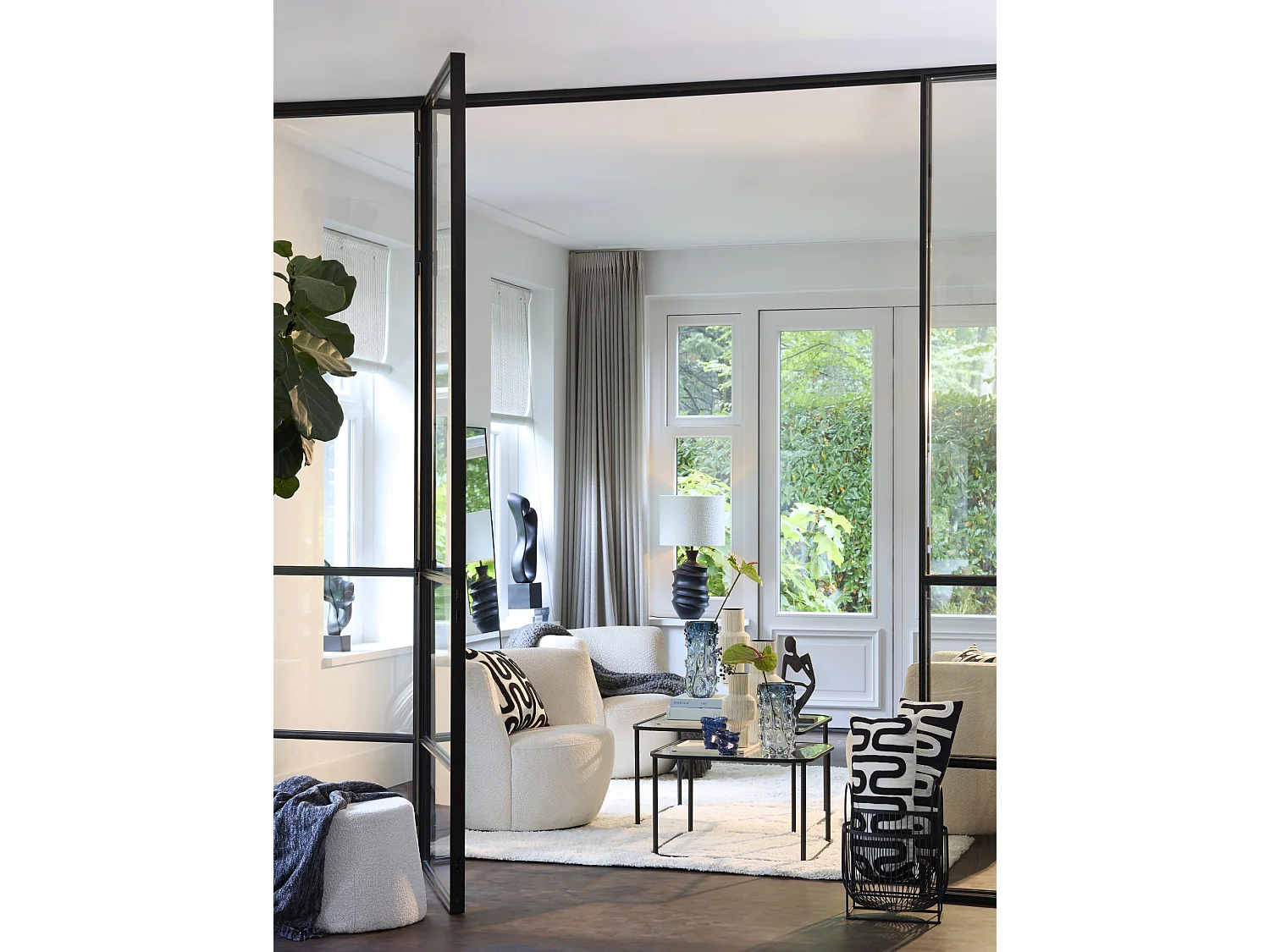 Plaid RISCA - 170x130x0,5cm - Gris