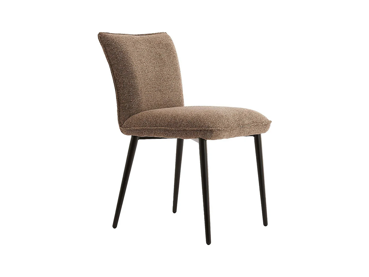 Chaise de salle à manger VADENI - 58x48x85cm - Marron