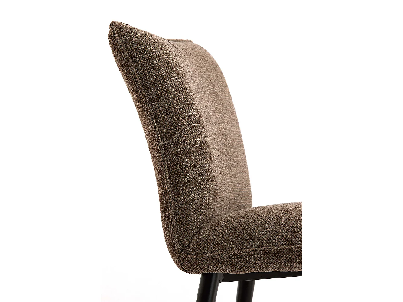 Chaise de salle à manger VADENI - 58x48x85cm - Marron