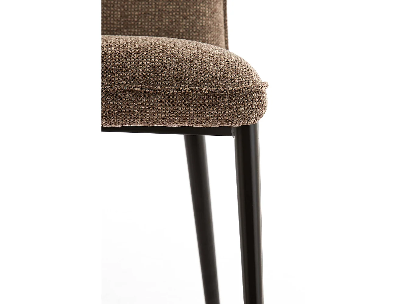 Chaise de salle à manger VADENI - 58x48x85cm - Marron