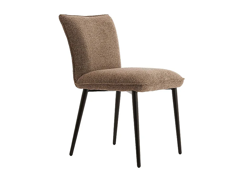 Chaise de salle à manger VADENI - 58x48x85cm - Marron