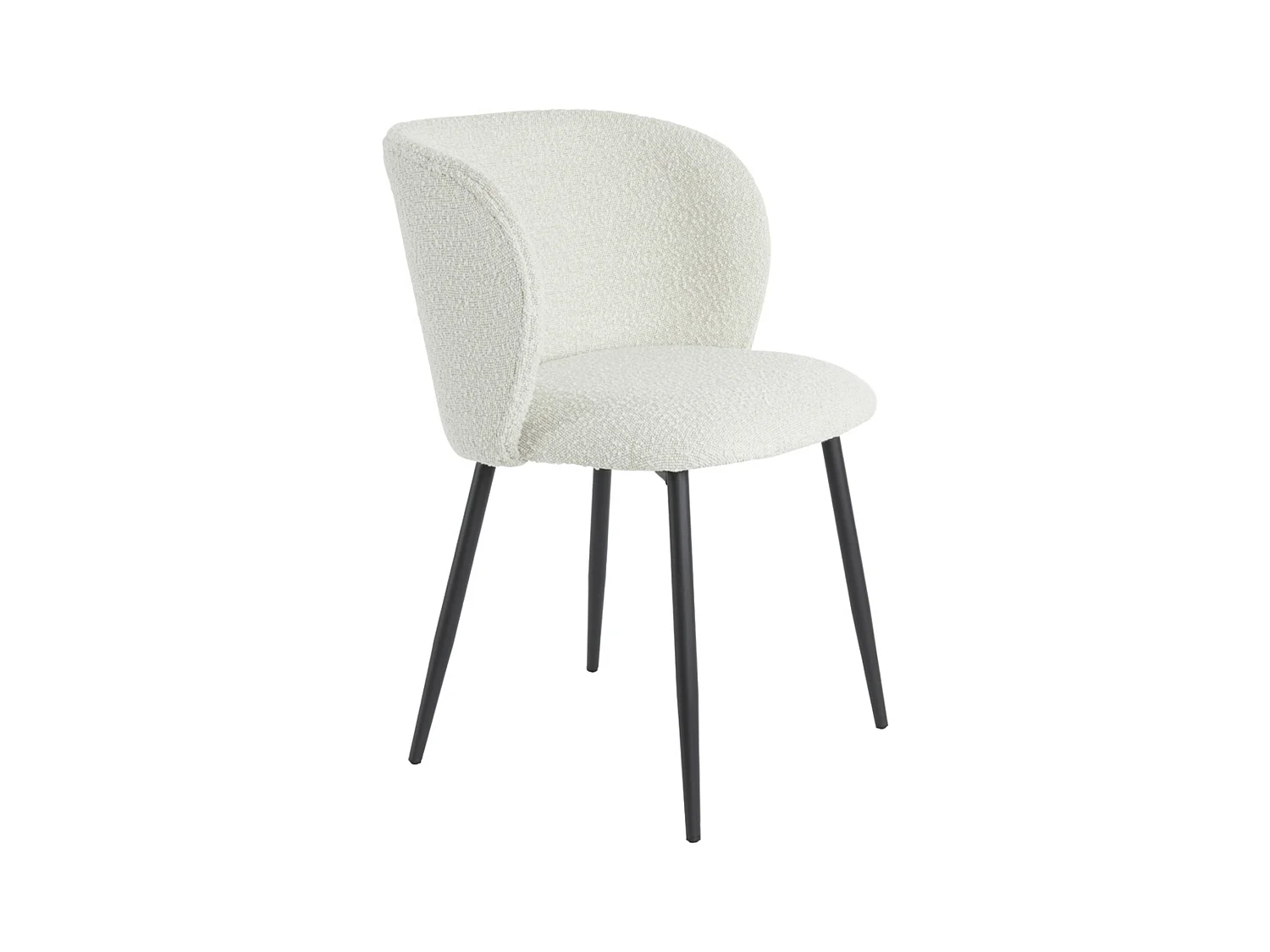 Chaise de salle à manger ELYNA - 56x55x79cm - Marron - Lot de 2
