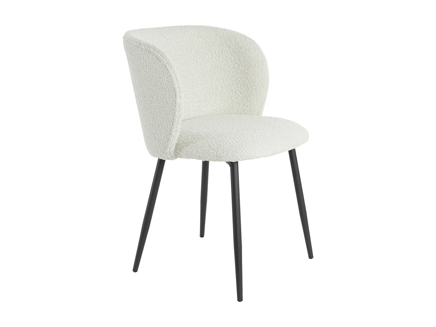 Eetkamerstoel ELYNA - 56x55x79cm - Bruin - Set van 2