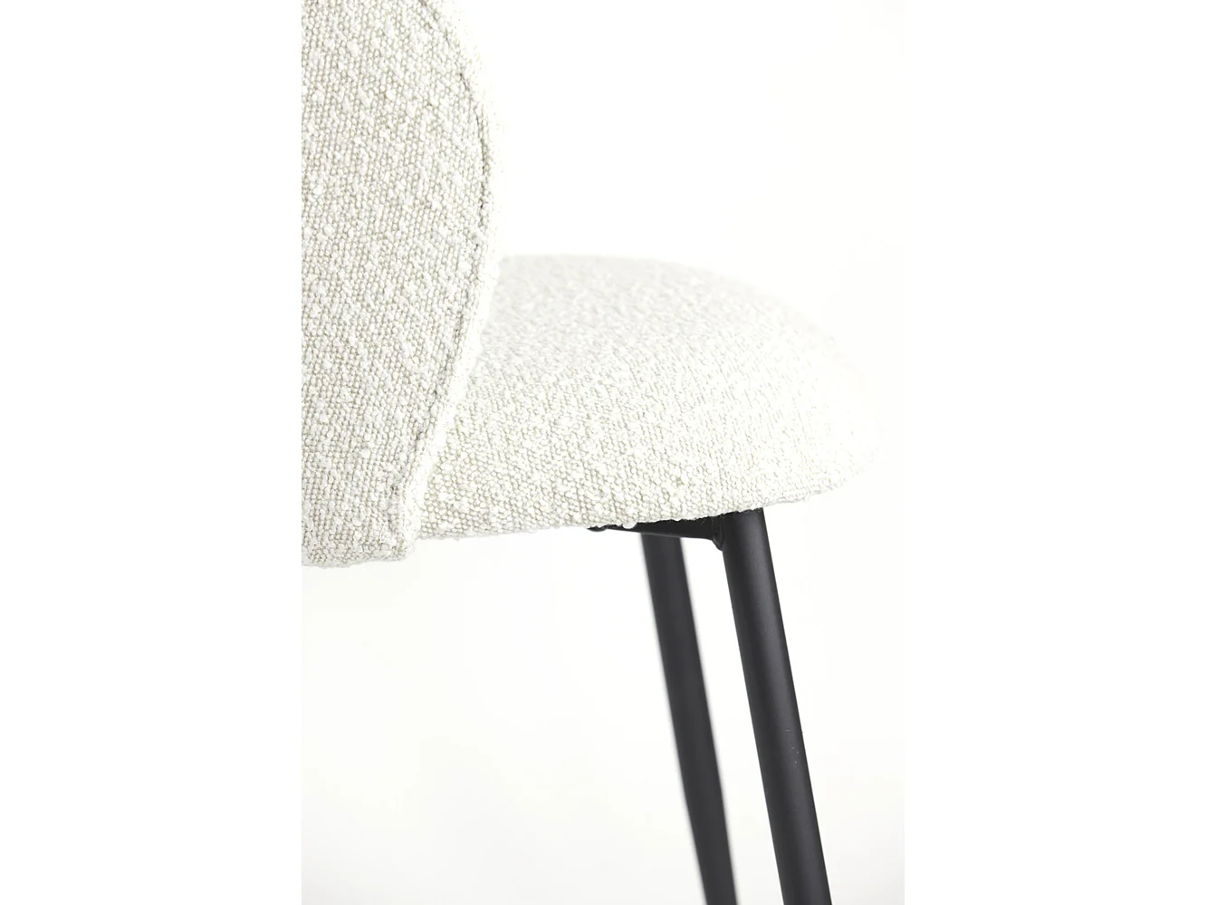 Eetkamerstoel ELYNA - 56x55x79cm - Bruin - Set van 2