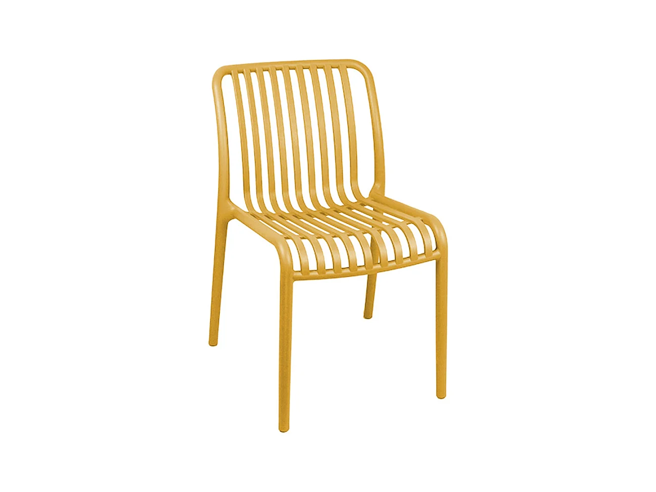 Chaise de salle à manger Glee - Jaune vif