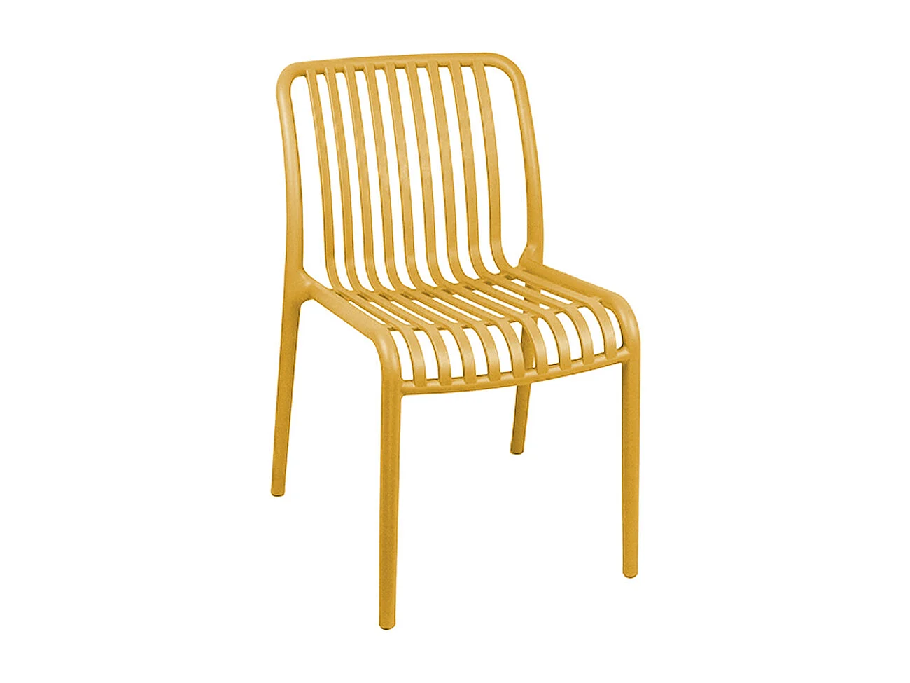 Chaise de salle à manger Glee - Jaune vif