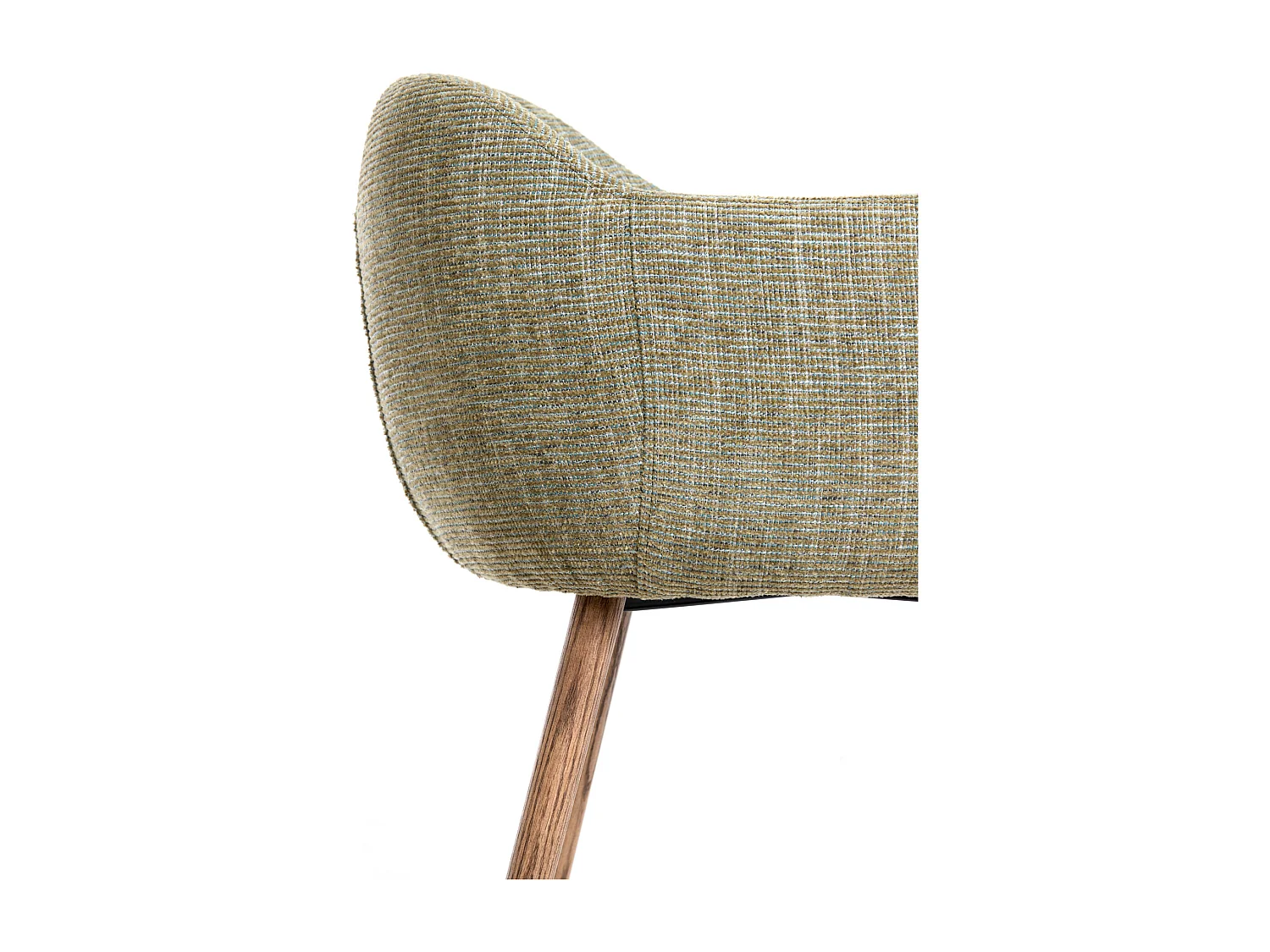 Chaise de salle à manger BLAINE - 56x62,5x76,5cm - Vert - Lot de 2